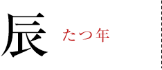 辰 たつ年